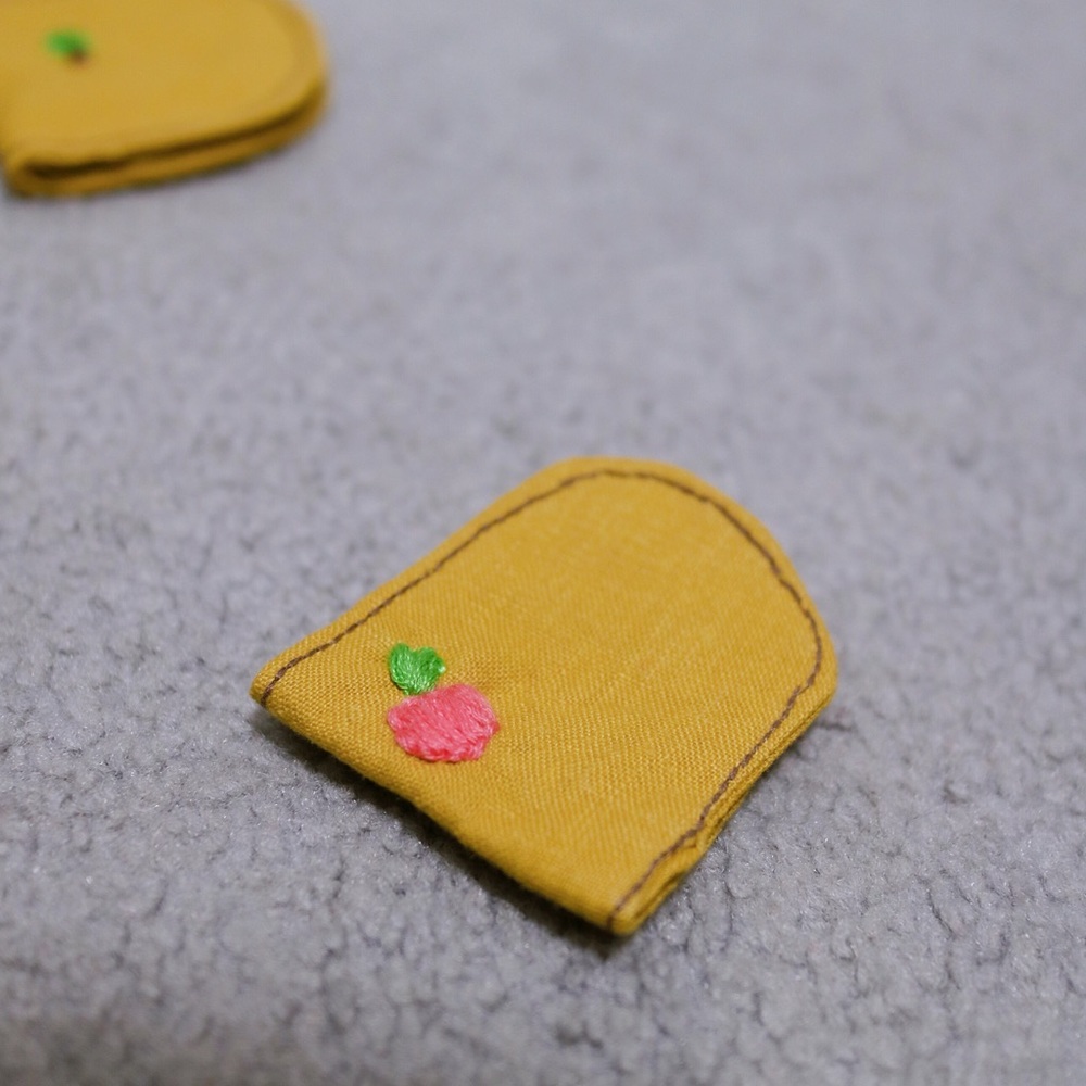 Cable Holders (handmade and embroidered)